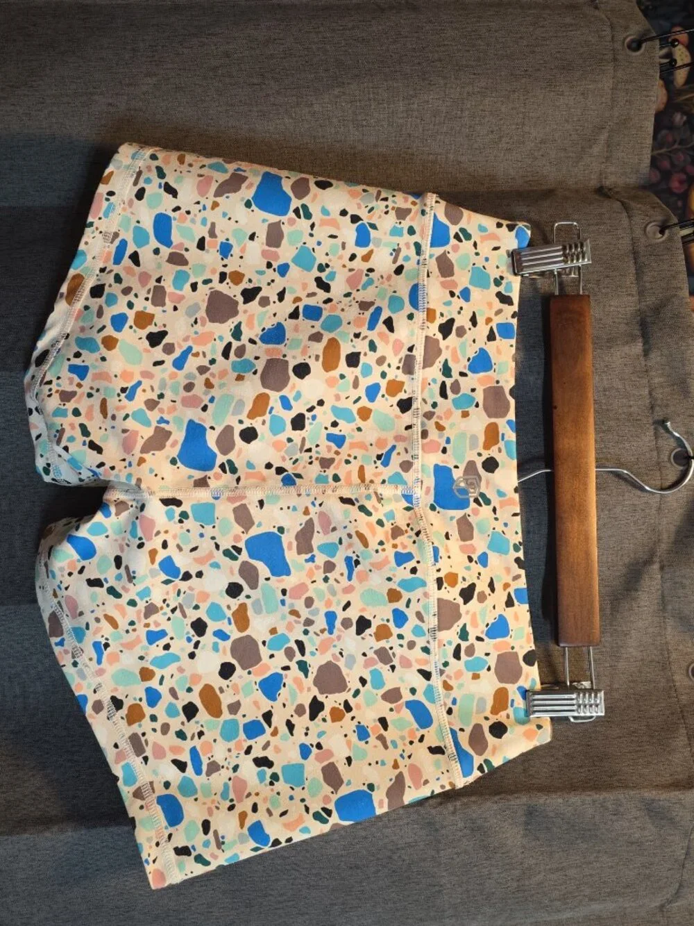 Born Primitive Terrazzo mosaic pattern athletic shorts